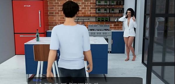trends41 - Milfy City - v0.6e - Part 41 -  My horny auntie want to fuck me in her kitchen (dubbing)